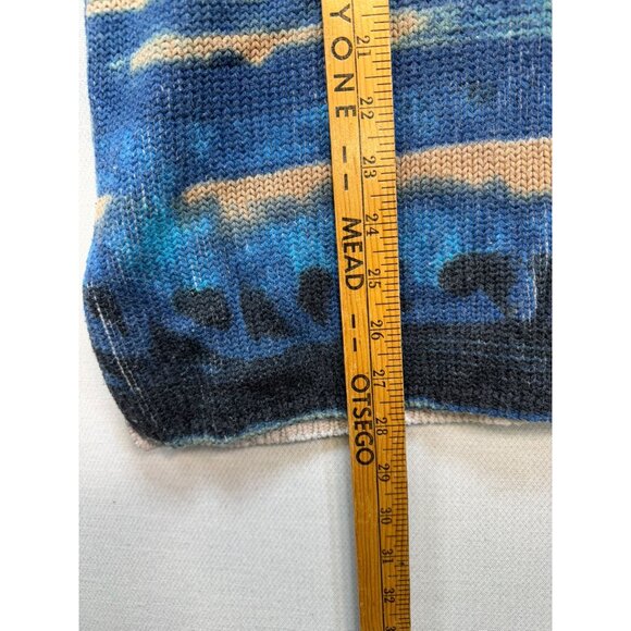 Pure Jill Womens Missy Tunic Knitted Sweater Multicolor Size XS Tie Dye V Neck - Picture 5 of 12